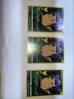 Pikachu 005/025 Celebrations Holo card will come in its own sleeve and toploader - Image 1