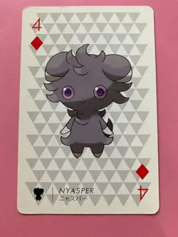 Pokemon X Nintendo Playing Card TCG Espurr 4 of Diamonds 2013 Japanese F/S - Image 3