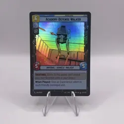 Star Wars Unlimited Spark of Rebellion Academy Defense Walker FOIL Common Card - Image 1