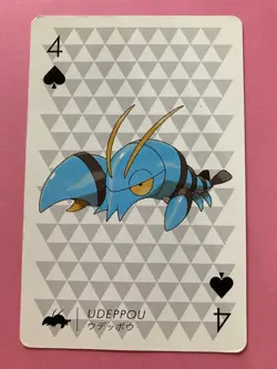 Pokemon X Nintendo Playing Card TCG CLAUNCHER 4 of Spades 2013 Japanese F/S - Image 1