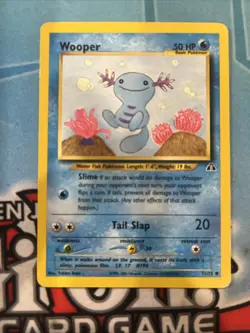 WOOPER - Neo Discovery Set - 71/75 - Common - Pokemon Card - Unlimited - LP - Image 1
