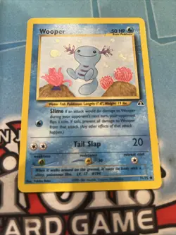 WOOPER - Neo Discovery Set - 71/75 - Common - Pokemon Card - Unlimited - LP - Image 2