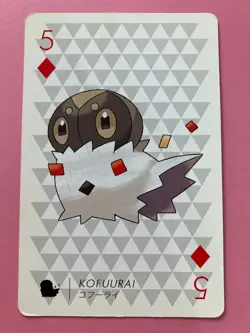 Pokemon Nintendo Playing Card TCG Spewpa 5 of Diamonds 2013 Japanese F/S - Image 1