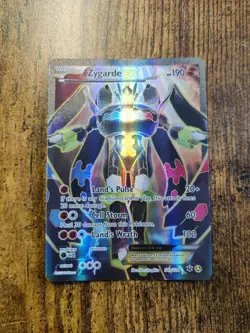 Pokemon TCG Zygarde EX 54a/124 NM XY Fates Collide Full Art - Image 2