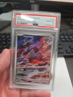 2023 POKEMON PAR EN-PARADOX RIFT ILLUSTRATION RARE #199 GROUDON PSA 10 - Image 3