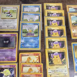 Vintage Base Set Pokemon 45 Card Lot Mixed Condition Read Description - Image 3