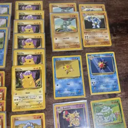 Vintage Base Set Pokemon 45 Card Lot Mixed Condition Read Description - Image 4