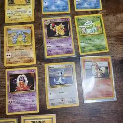 Vintage Base Set Pokemon 45 Card Lot Mixed Condition Read Description - Image 5
