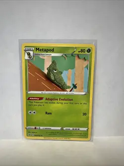 Metapod 002/192 NM / M - Asako Ito Crocheted Art - Rebel Clash Pokemon Card - Image 1