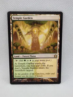 Temple Garden Return to Ravnica Regular MTG Rare Land Forest Palins Card 248 - Image 1