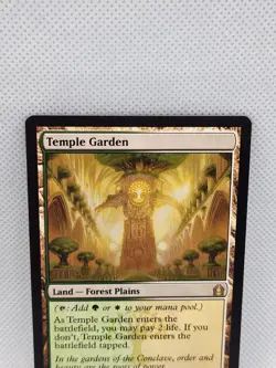 Temple Garden Return to Ravnica Regular MTG Rare Land Forest Palins Card 248 - Image 2
