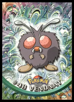 Pokemon Cards Venonat #48 Topps Trading Cards Series 1 NM *4 - Image 1
