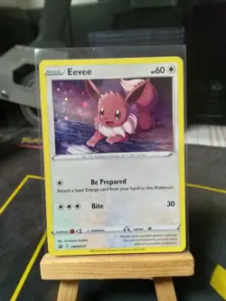 Eevee Black Star Promo Holo Evolving Skies SWSH127 Pokemon Card 2021 tcg Cosmos - Image 1