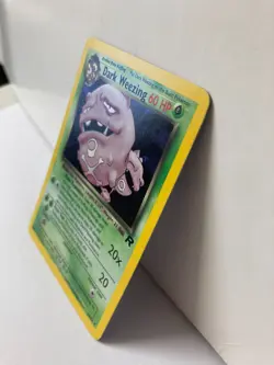 Dark Weezing 14/82 Team Rocket Holo Rare Pokemon Card WOTC 2000 LP - Image 5