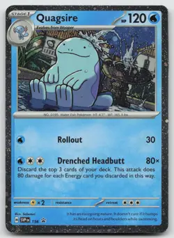 Quagsire Promo Holofoil SV: Scarlet & Violet Promo Cards SVP156 NM - Image 1