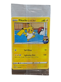 Pikachu On The Ball Sealed 001/005 Futsal Pokemon Promo Card TCG Football Soccer - Image 1