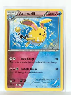 NM/M - Azumarill 77/114 - - - Steam Siege - Pokemon Card TCG - Image 1