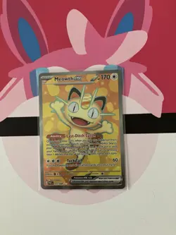 Meowth EX Full Art Ultra Rare Holo Pokemon Card 107/088 170 HP Perfect Order - Image 1
