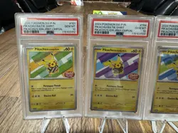 PSA 10 Pikachu Batik Sequential Set 101, 154, 155, 190 Indonesia Pokemon Card - Image 2