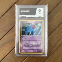 Wobbuffet 16/17 Pop Series 4 2006 Pokemon Card - Ace Graded Mint 9 - Image 1
