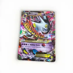 Pokemon TCG Black Star Promo Card M Gengar EX Shiny Holo Foil Rare XY166 - Image 1