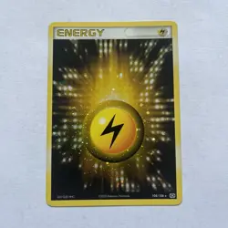 Pokemon Lightning Energy EX Emerald Holo Rare 104/106 2005 Card NM+ - Image 1