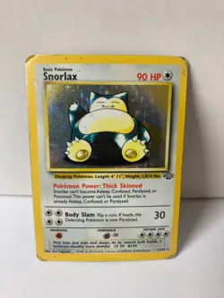 Snorlax 11/64 Jungle Holo Rare Pokemon Card WOTC 1999 HP - Image 1