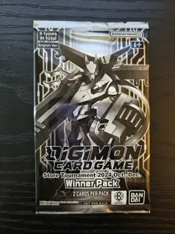 3x Digimon Card Game Store Tournament 2024 Oct - Dec Winner Pack - Image 2