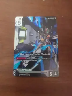 Gundam Aerial Rebuild GD01-067 LR Gundam Card Game Newtype Rising English Mint - Image 1