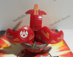Bakugan Delta Dragonoid Red Pyrus Heavy Metal Open Core B1 400G - Image 4