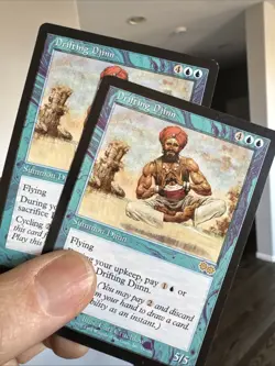 MTG - 2X Drifting Djinn - Urza's Saga - NM/LP - $1 Shipping - Image 1