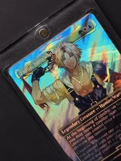 Tidus, Yuna's Guardian (Borderless) (Surge Foil) Commander: Final Fantasy Foil - Image 3