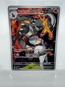 Team Rockets Houndoom IR 191/182 Scarlet and Violet Destined Rivals TCG Pokemon - Image 1