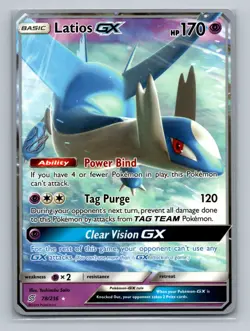 Pokemon World Championship Decks #78/236 Latios GX - Image 1