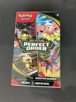 Pokemon TCG: Mega Evolution Perfect Order Booster Bundle (6 Booster Packs) - Image 2