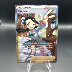 Pokemon TCG Candice (Full Art) Silver Tempest 189/195 Holo Ultra Rare - Image 1