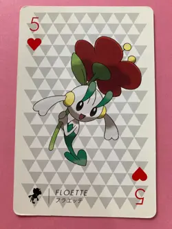 Pokemon Nintendo Playing Card TCG Floette 5 of Hearts 2013 Japanese F/S - Image 3