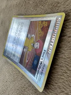 2009 Pokemon Rising Rivals Supporter Flint’s Willpower Reverse Holo 91/111 LP/MP - Image 3