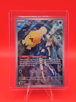 Pokemon Misty's Psyduck 193/182 Destined Rivals Illustration Rare Holo - Image 3