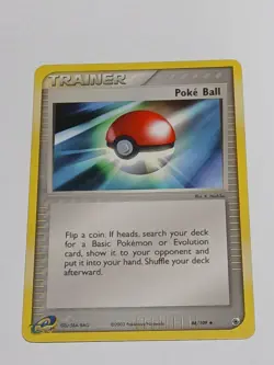 2003 Pokemon EX Ruby & Sapphire Poke Ball #86/109 - Image 1