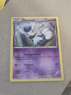 Meowstic 59/122 - XY BREAKPoint Pokemon Reverse Holo Foil Nice! - Image 1