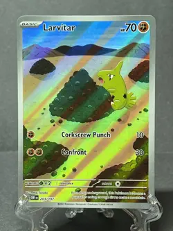 Pokemon TCG Obsidian Flames Larvitar 203/197 - Image 1