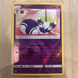 MEOWSTIC - #45/131 S&M Forbidden Light REVERSE HOLO - Pokemon TCG - Image 1
