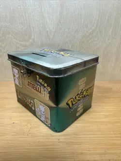 Vintage Pokemon Tin Coin Bank 1999 - Mew & Meetwo - Image 2