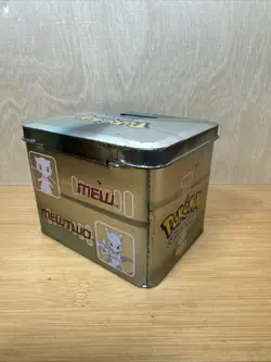 Vintage Pokemon Tin Coin Bank 1999 - Mew & Meetwo - Image 4