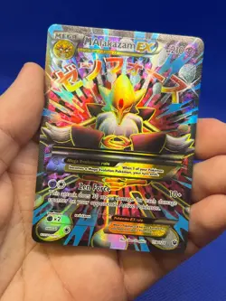 Pokemon XY Fates Collide Mega M Alakazam EX 118/124 Full Art Ultra Rare NM/LP - Image 2