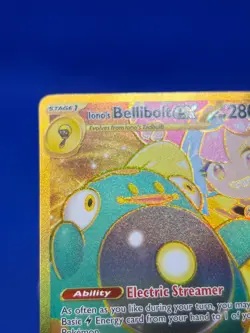 Pokemon SV09: Journey Together Iono’s Bellibolt ex 188/159 Gold Hyper Rare NM - Image 3