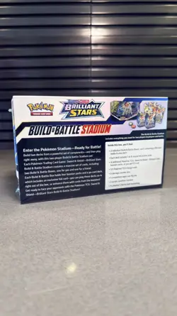 Pokemon TCG: Sword & Shield Brilliant Stars Build & Battle Stadium Sealed 820650850134 - Image 3