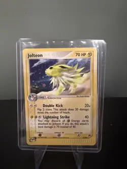 Pokemon EX Sandstorm Jolteon 2003 Holo 6/100 LP - Image 1