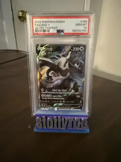 Pokemon TCG Lugia v Alt Art Silver Tempest #186 PSA 10 Gem Mint - Image 1